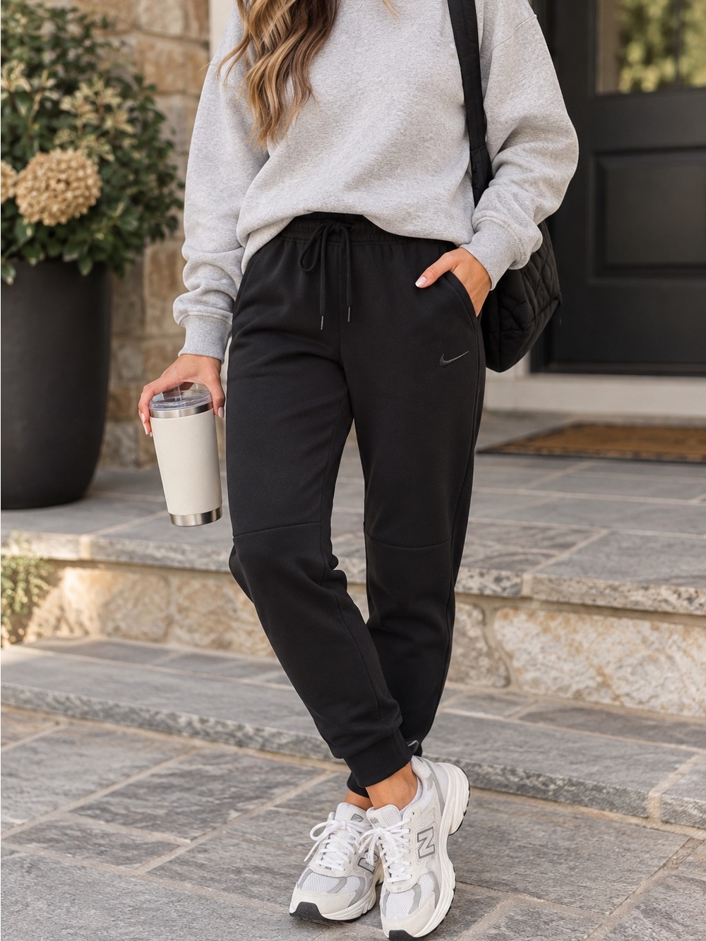 Women’s  Black Nike Jogger Pants
